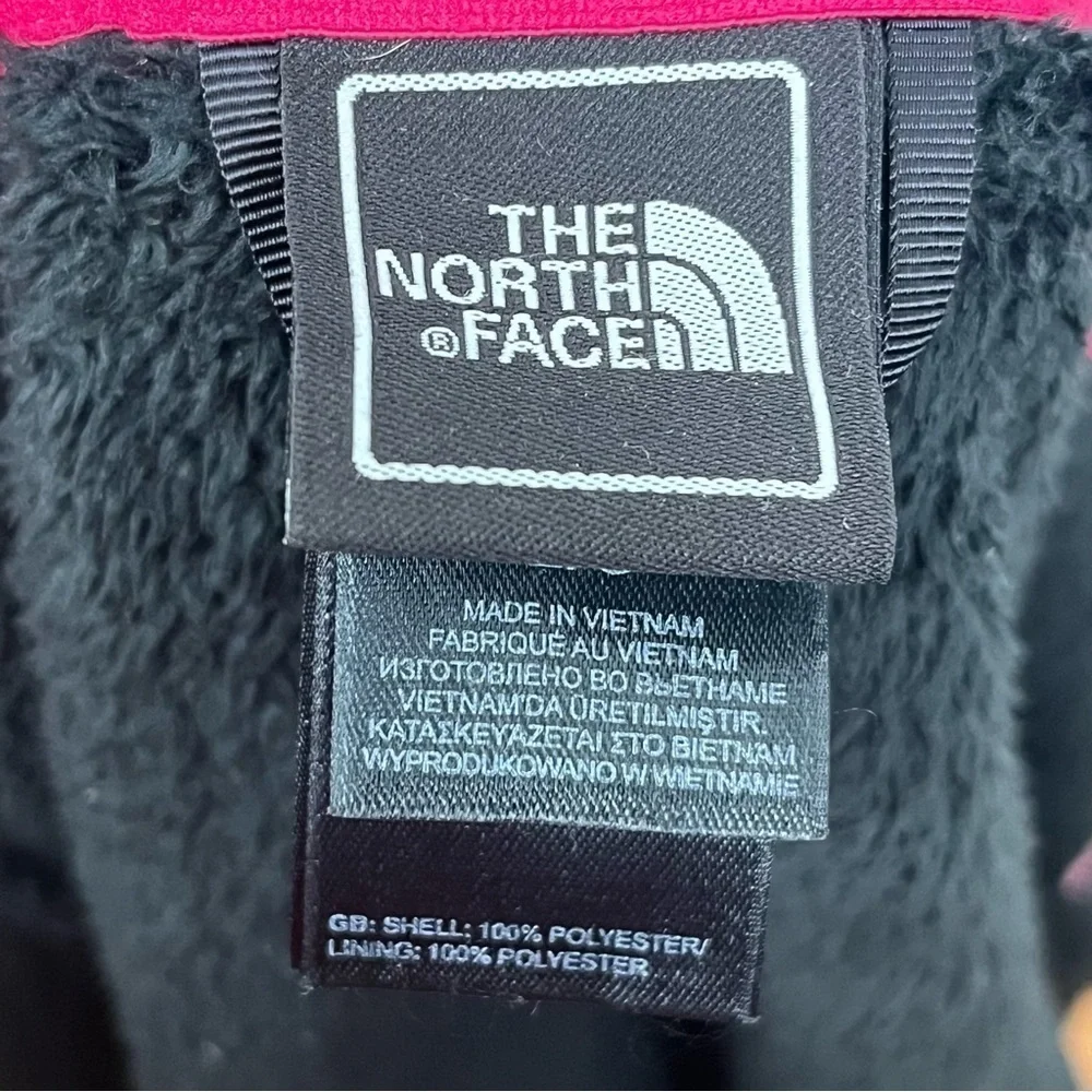 The North Face black  Full Zip fuzzy Fleece Jacket Women’s Large. - Picture 5 of 7